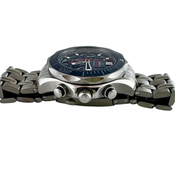 Omega Seamaster Diver 300m Chronograph Men's Watch Si14 Steel  #20307 - Picture 2 of 12